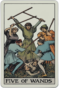 Five of Wands